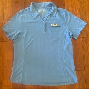 Cutter & Buck CB DryTech Polo Size XL Bayou Blue PGA Northern California section